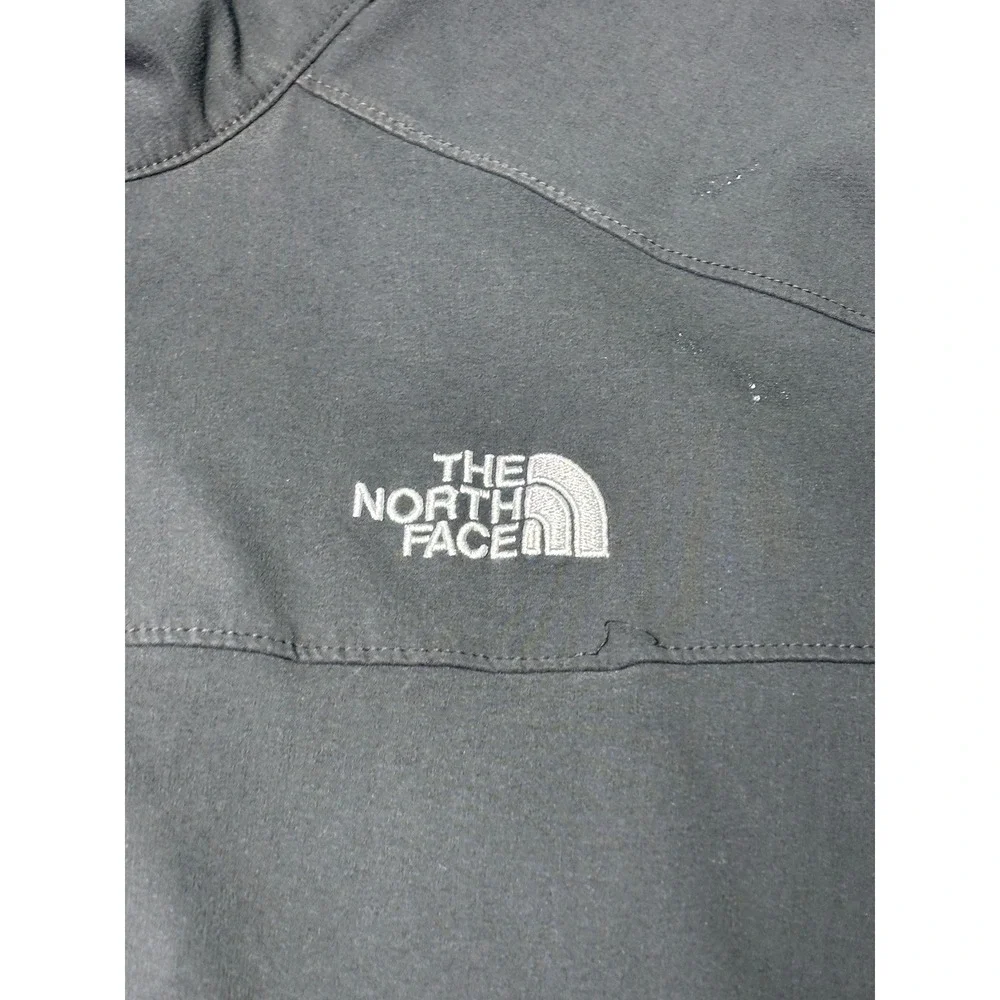 The North Face TNF Apex Softshell Jacket Mens Medium Black‎ Full Zip Performance